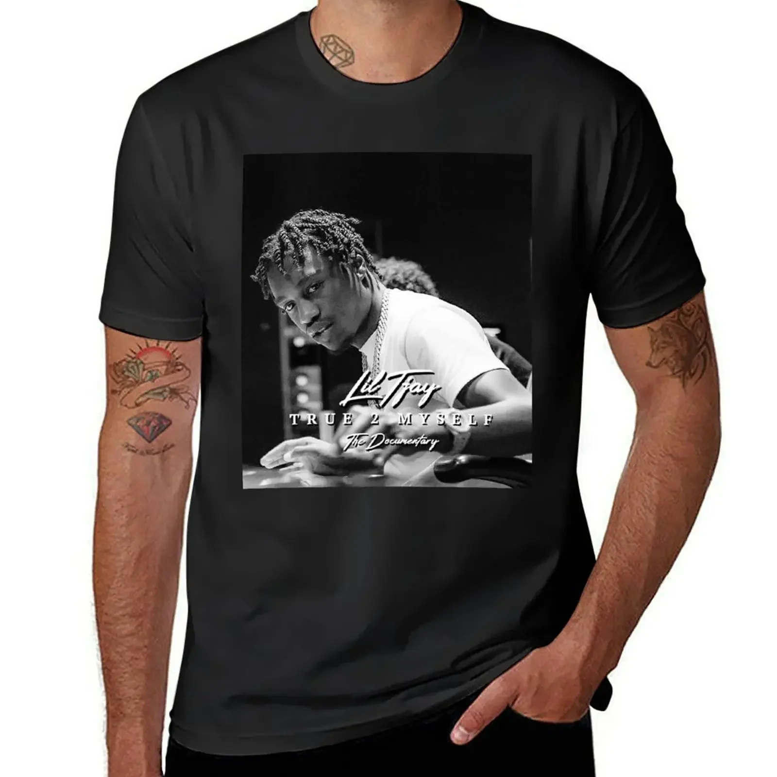 Sixya Nieuwe Lil True 2 To Myself American Tour 2019 T-Shirt Baggy Shirts Oversized Heren T-Shirts