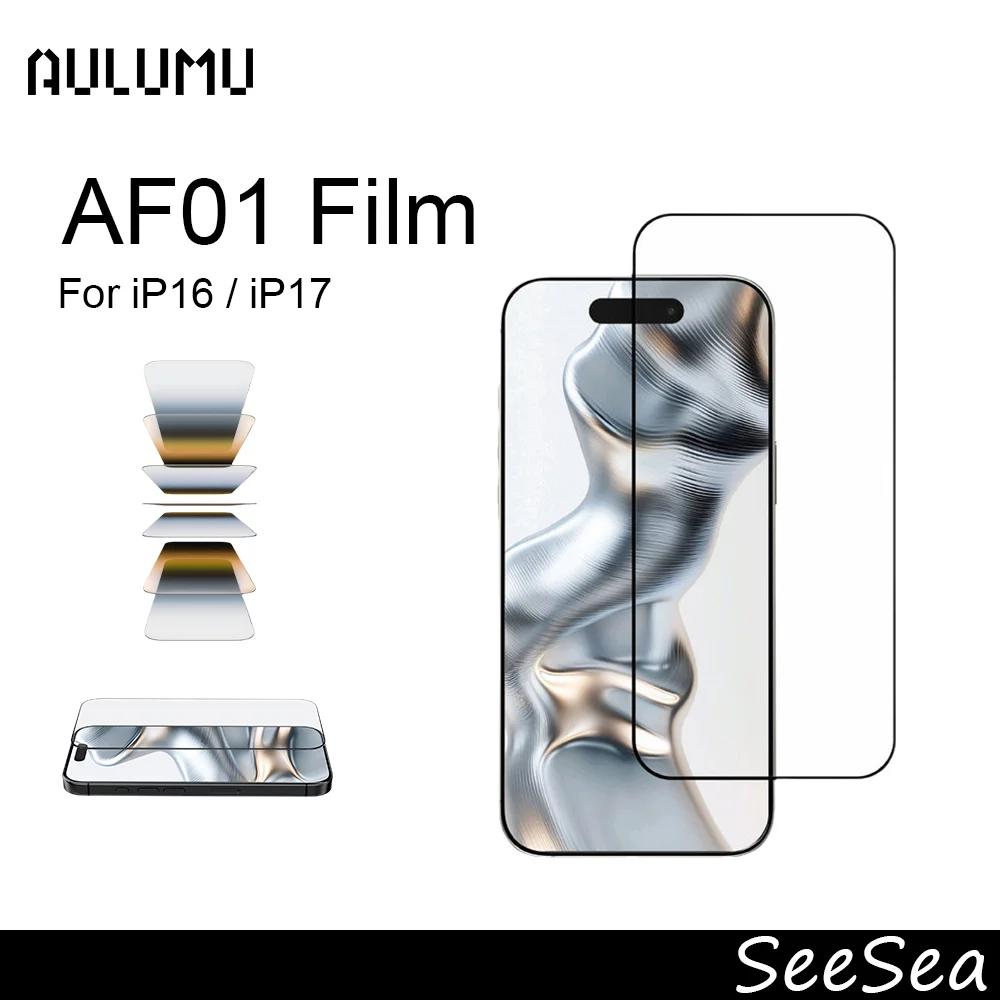 Película Temperada para Celular AULUMU AF01, Alta Definição, Cobertura Total do Tela, Anti-Impressão Digital com Caixa de Adesivo Instantâneo