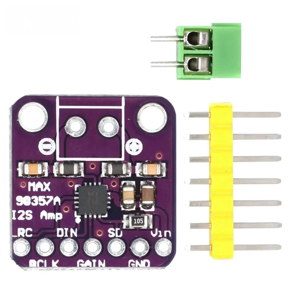 Max98357 3w Class D Amplifier Breakout Interface I2s Dac Decoder Module Filterless Audio Board For Raspberry Pi Esp32 Amplifier