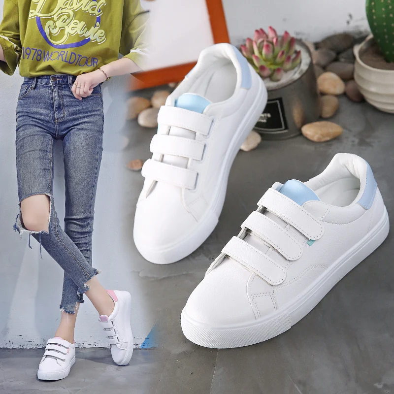 New Autumn Women White Single Shoes Women Student Sneakers Fashion Sexy Casual flat Shoes outdoor Comfortable Non-slip sneakers