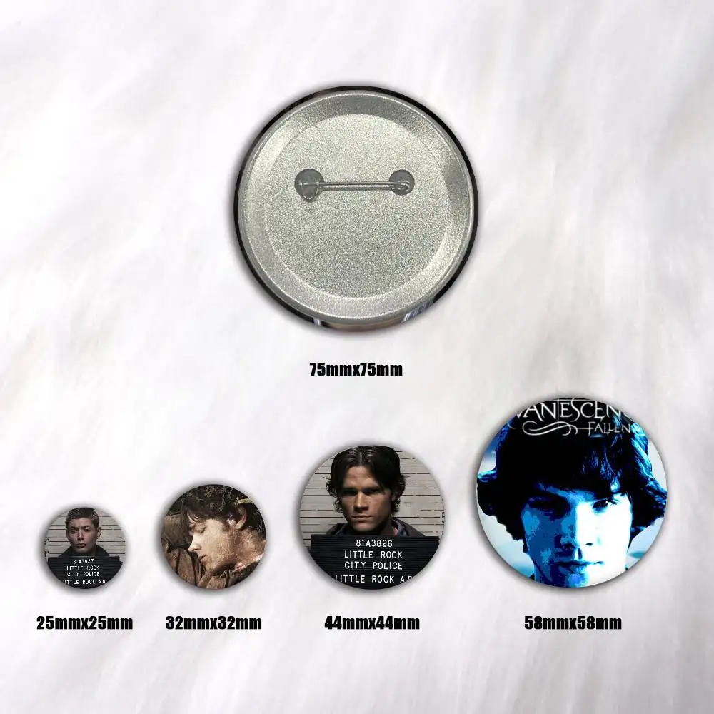 A-s-Supernatural Anime Round Badges, Brooches, Clothing Accessories, Birthday Gifts, Anime Conventions