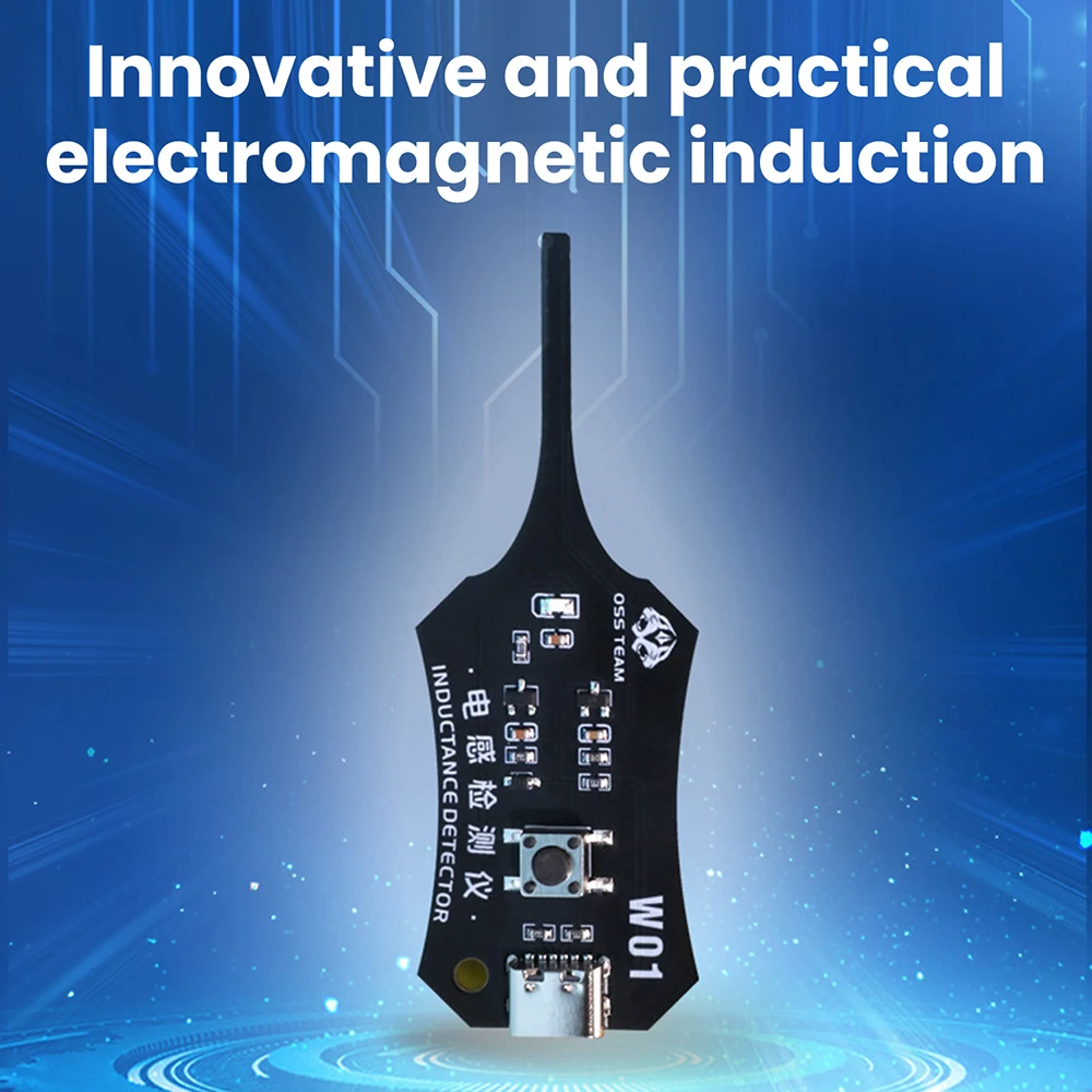 W01 Motherboard Coil Tester Inductor Detector Tool for PC Repair Electromagnetic Induction Quick Fault Check