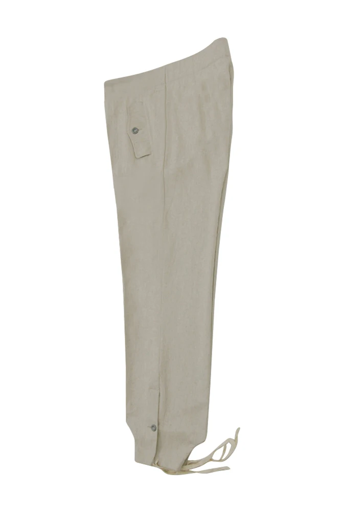 GUHD-004 WWII German Elite panzer summer HBT off-white trousers