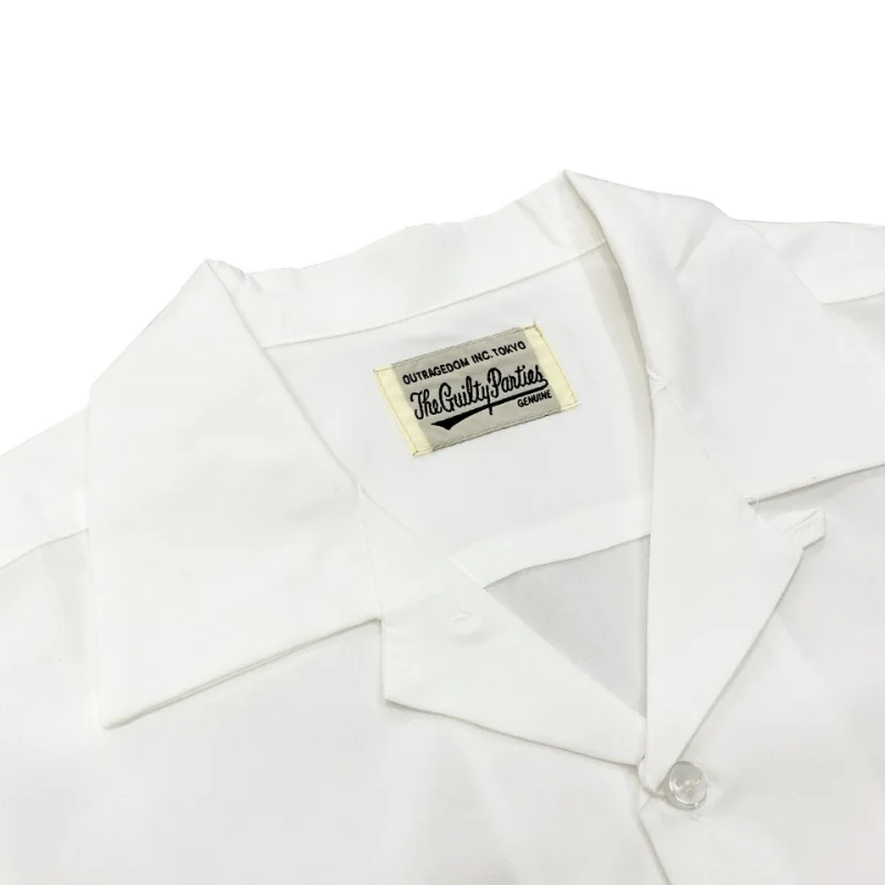 New Simple Solid Colour WACKO MARIA Letters Logo Embroidery Best Quality Autumn Mens Womens Long Sleeve Shirt