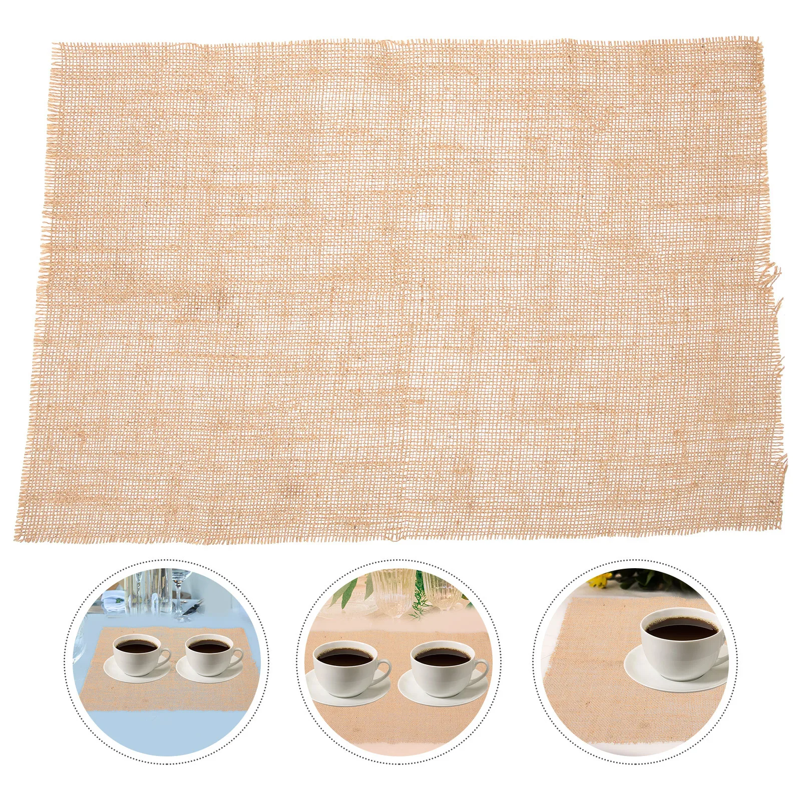 

1pcs Placemats For Table Decorative Farmhouse Style Heat-Resistant Table Mats Kitchen Dining Party Tabletop Accessories