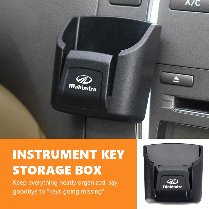 Caja organizadora para guardar llaves en el salpicadero del coche, accesorios de almacenamiento y orden para Mahindra Bolero KUV100 ‌   Roxor ‌   Pik Up Pik Up 4x4