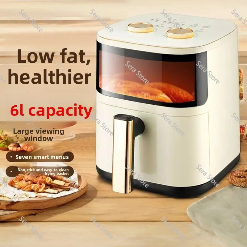Air Fryer Multifunctional Household Large Capacity Electric Oven Automatic Smart Fry Machine