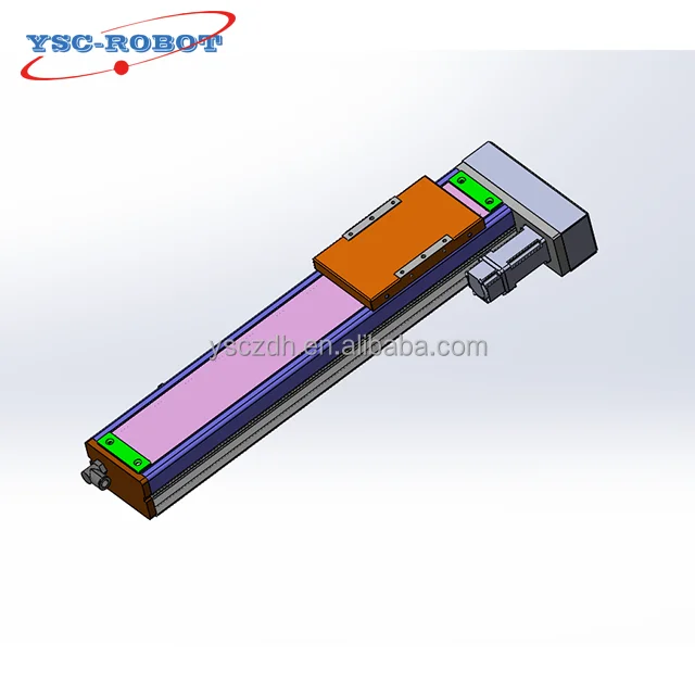 50mm幅単軸ロボットアーム 50mm-600mmストローク ボールねじ駆動リニアガイドモジュール