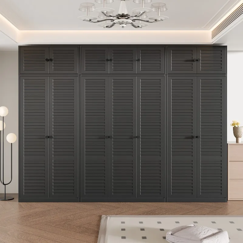 

Universal Black Closet Accent Modern Aesthetic Decoration Vintage Simple Wardrobe Professional Armario Chinese Style Furniture