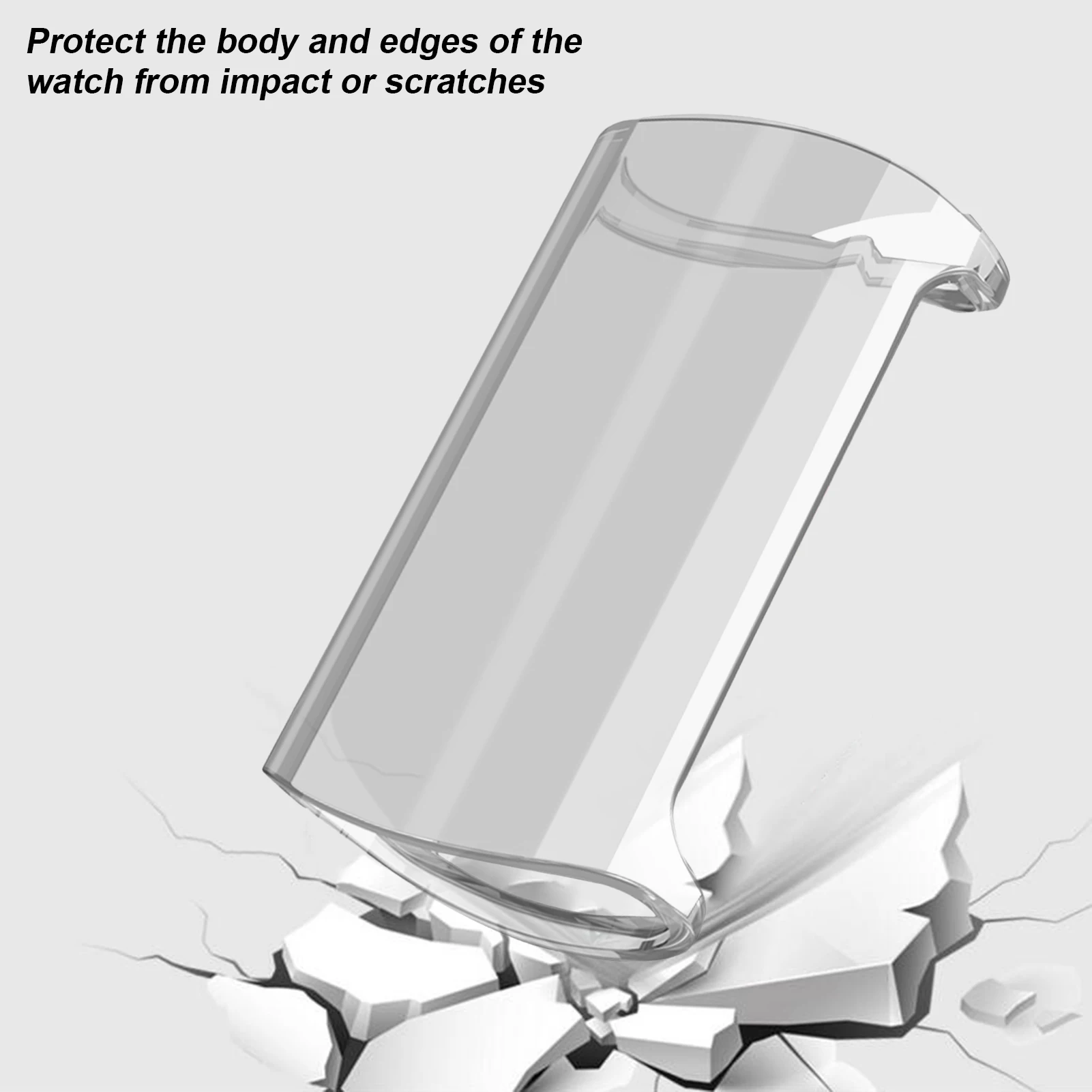 Protector For Fitbit Charge 5 Screen Scratches Proof Smart Watch Screen Case Full Covered Washable Flexible Cover For Fitbit