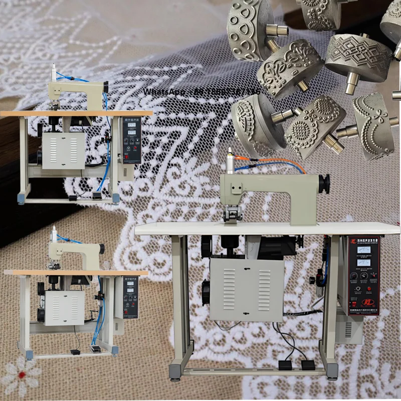 2026 High Speed Ultrasonic Embossing Lace Machine for Various Patterns Lace Trimming Non-woven Fabric Welding Embossing