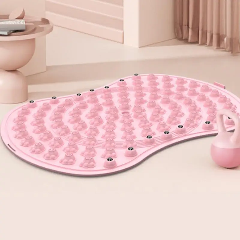 Foot Pleasure Mat Thickened Reflexology Walking Mat Portable Yoga Foot Rock Mat Toe Pressure Plate With Magnets For Releasing