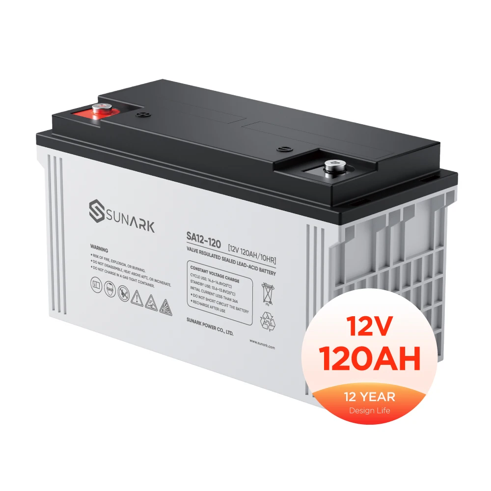 

High Quality SunArk Lead Acid Battery 12 V 12V 105Ah 120Ah 260Ah Lead Acid Batteries