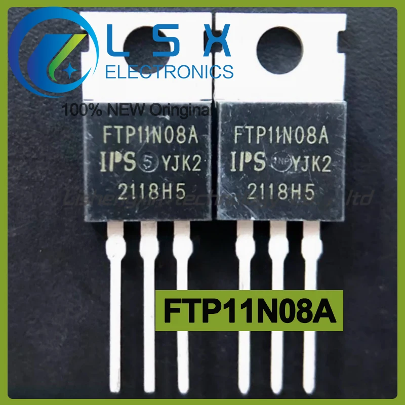 

10 шт. FTP11N08A 100A 75V TO-220 Новый и оригинальный