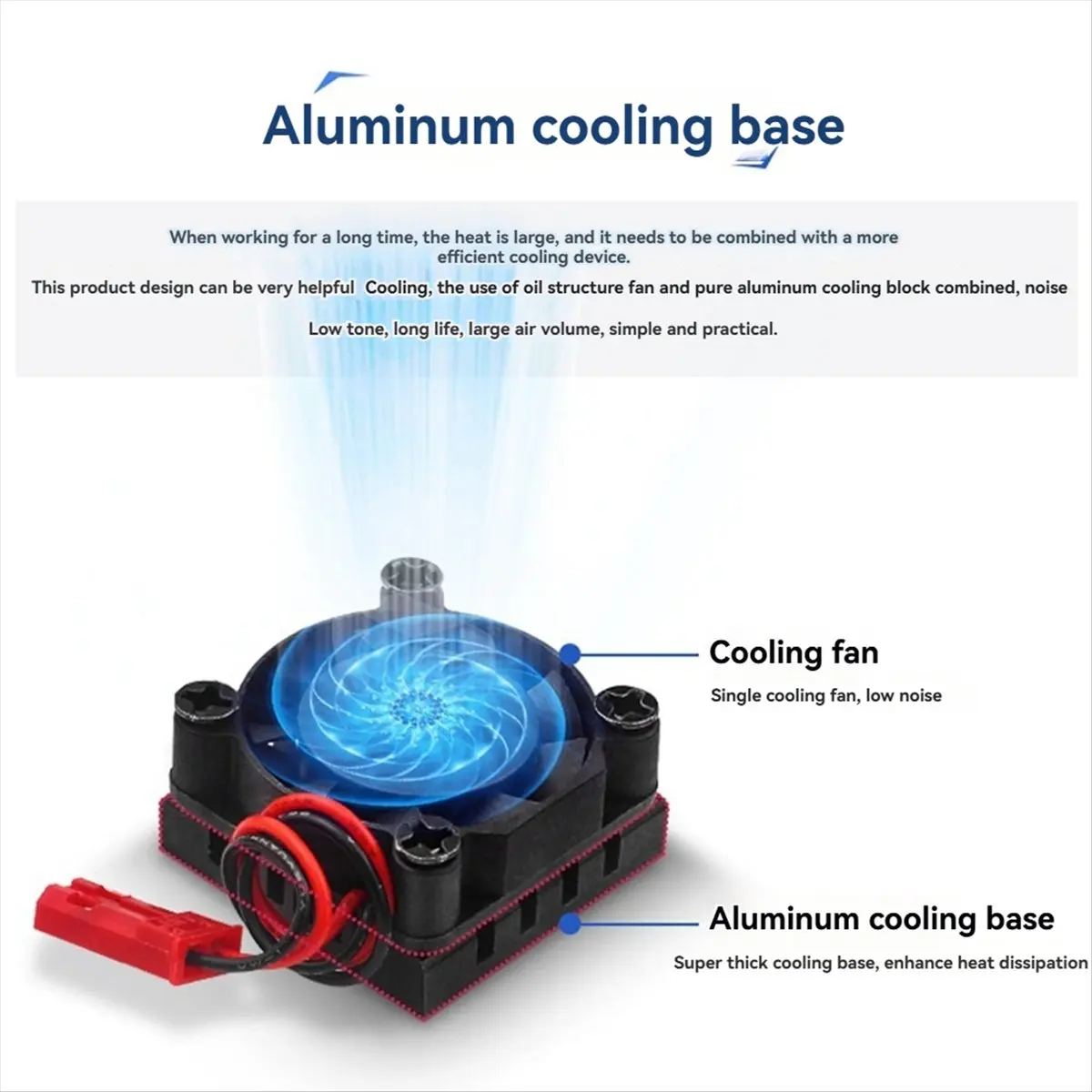 【A19R】For 4B Cooling Fan Kit with Aluminum Heat Sink and Silicone Pad Enhanced Cooling for Optimal Performance