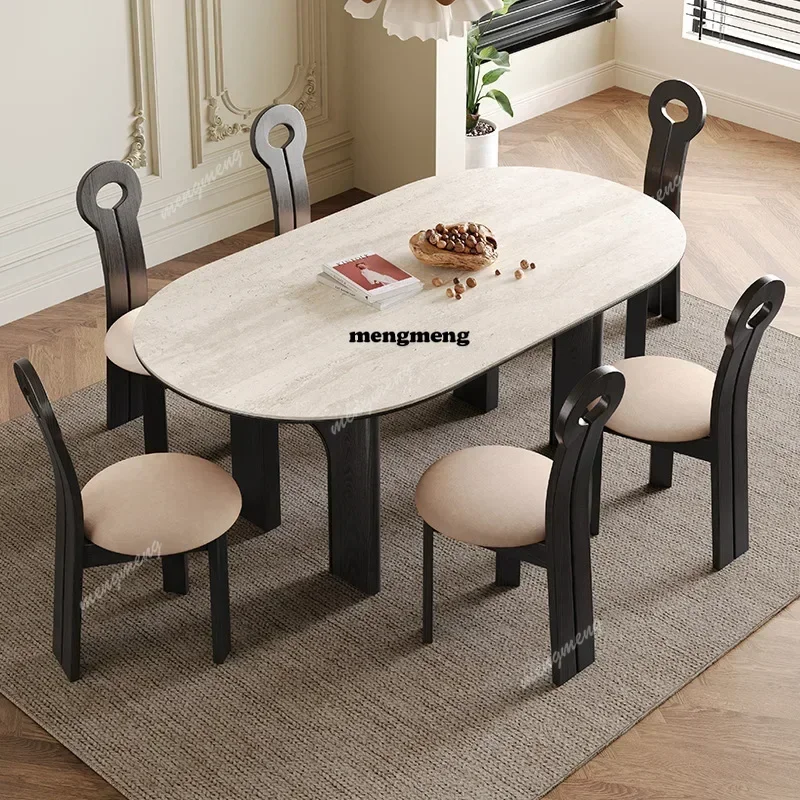 

Nordic Wooden Dining Tables Living Room Marble Modern Dining Tables Kitchen Italian Design Home Furniture Tavolo Pranzo LLDT