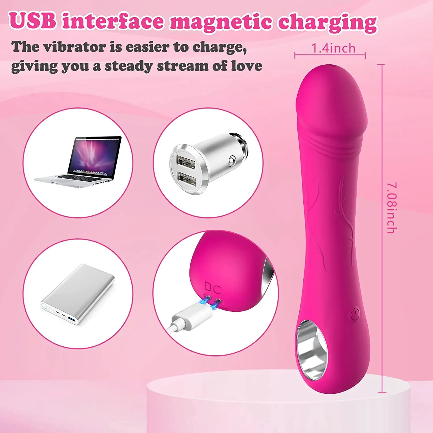 Dildo Vibrator for Women G Spot Vagina Massager Vibrating Clitoris Stimulator Female Sex Toys Adult Supplies 18+ Sexy Adult Toy