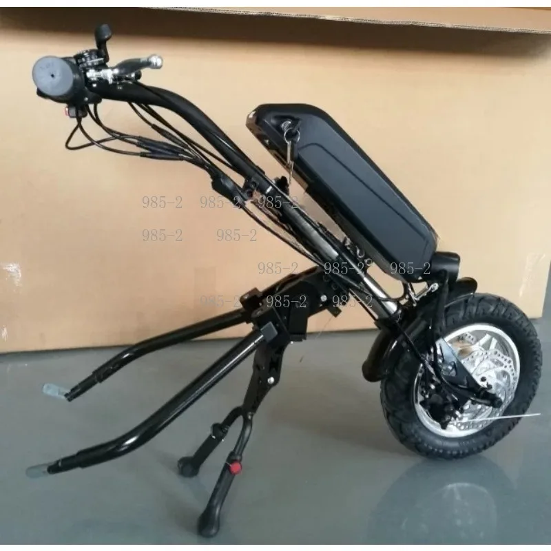 Electric Wheelchair Conversion Kit, Front Drive Head Accessory for Elderly Disabled Mobility Scooter