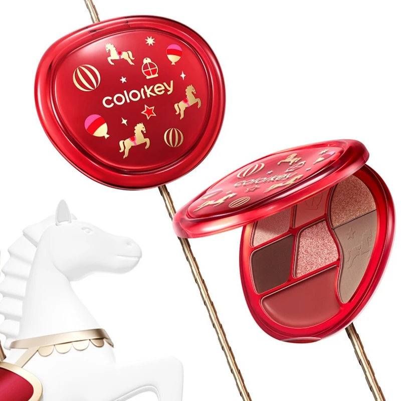 Colorkey Matte Makeup Lidschatten Highlighter Contour Powder Gesichtspalette für Frauen Bronzer Illuminator Original High-End-Make-up