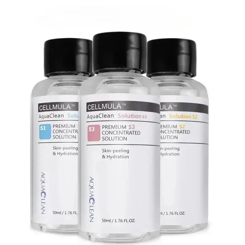 Aqua Clean Peeling Gezichtsoplossing S1 S2 S3 Serum Essence Voor Hydra Dermabrasie Huidverzorging Schoonheid Mee-Eter Rimpel Verwijderen