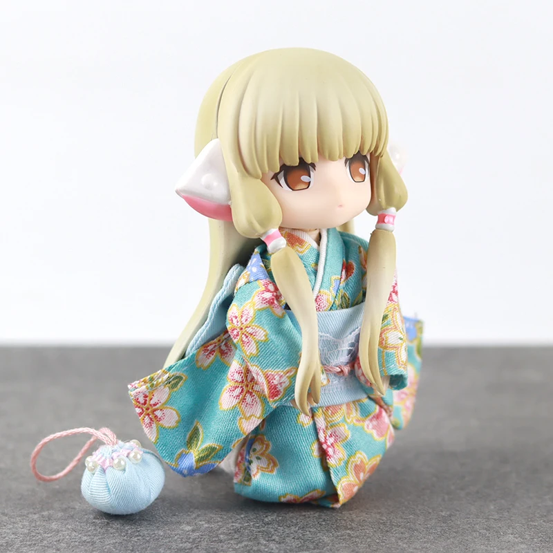 Ob11 1/12 Chobits Chi Series BJD Ruchome Stawy Figurki Anime Śliczne Winylowe Lalki Mystery Box GSC Lalki do Przebierania Model Zabawki Prezenty