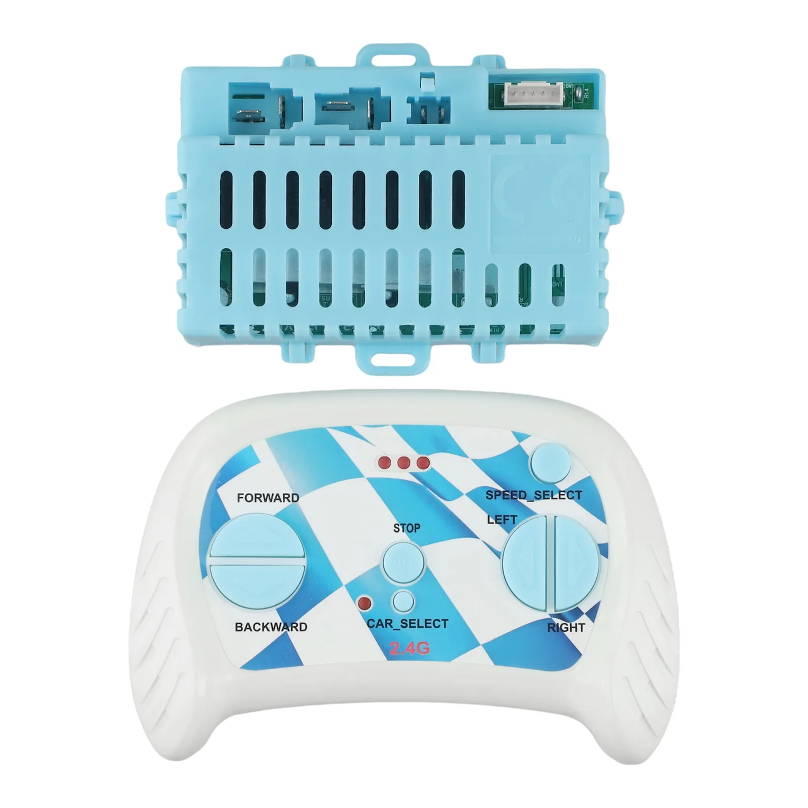5 Pin Control Box 2.4G Transmitter For Car Replacement Parts Strict Quality Control 5PIN Connection ABS+Metal Material