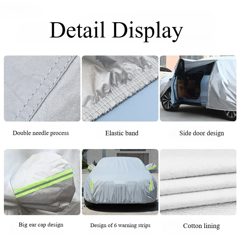 ユニバーサル防水カーカバー,日焼け止め,断熱材,デュポンオックスフォードベルベット,通年保護,カーウェア