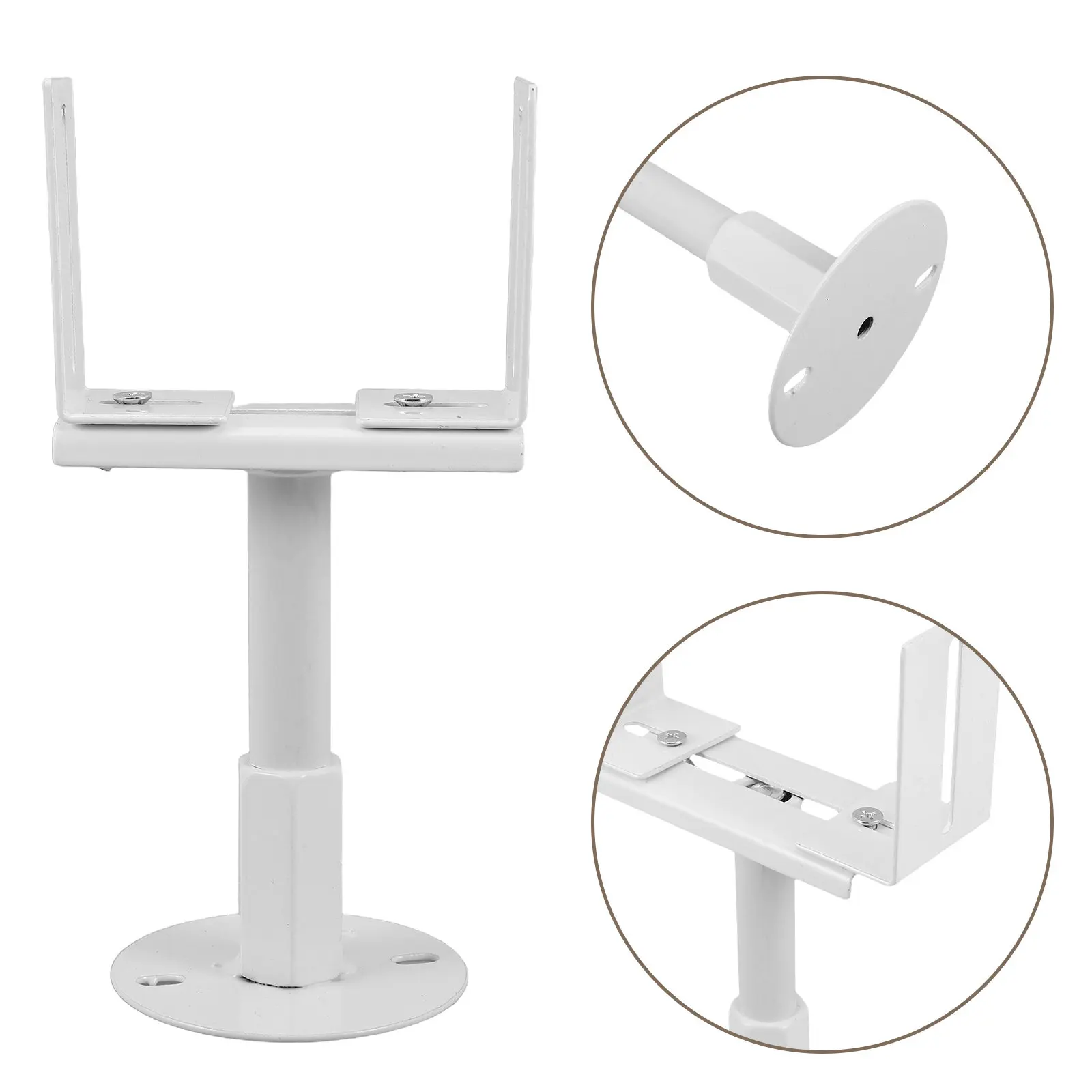 Steel Radiator Floor Bracket Height Adjustable Support Stand 1318Cm Stable Central Heating Radiator Mount Rack for Vintage and