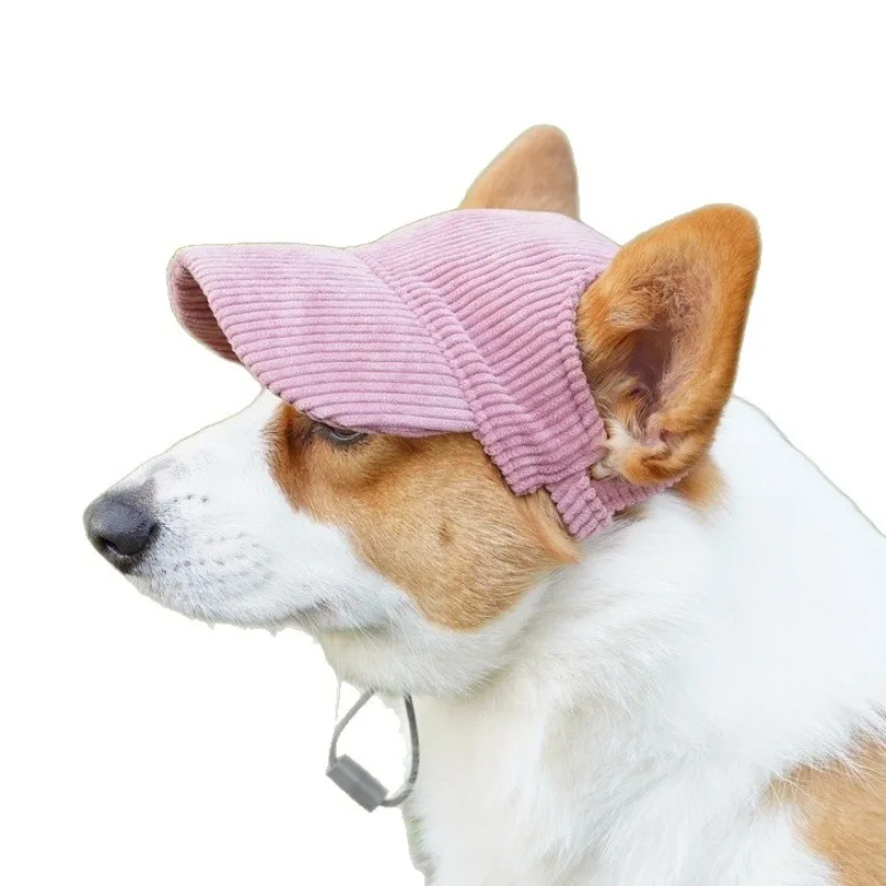 Corgi-Hundehut, bequemer Sonnenschutz, Haustiervisier, Herbst und Winter, Katze, verkleiden sich, Kopfbedeckung, Hundehut, Hundezubehör für kleine Hunde