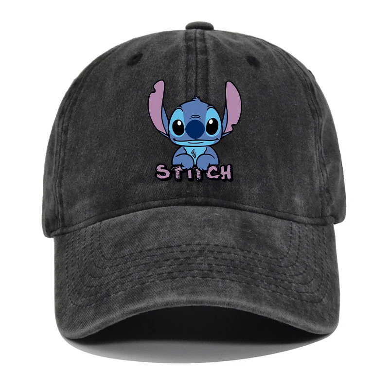 New Stitch Disney Baseball Caps Kawaii Cartoon Casual Hat Outdoor Sports Sun Hats Unisex Adjustable Peaked Cap Birthday Gifts