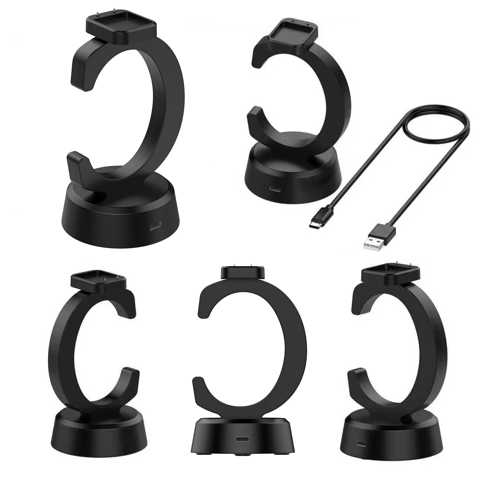 

Replacement Charger Stand for Honor GS5 X5 Galaxy Fit3 Keep B5 Watch Smart Watch Charger Dock with USB C Charge Cable Portable