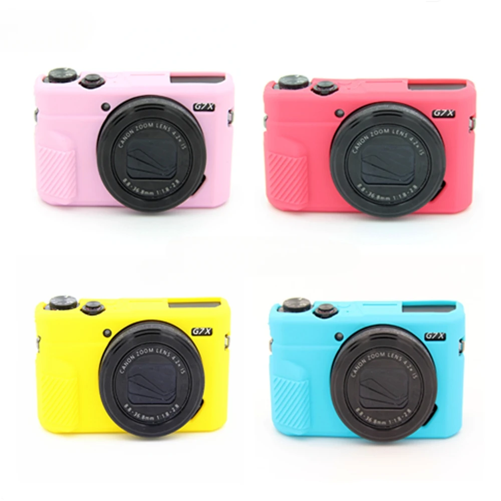 

For Canon G7X Mark 2 G7X II G7X2 G7XII Camera Rubber Silicon Case Body Cover Protector Soft Frame Housign