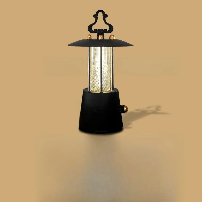 Luz ambiental de oro negro de Regiones occidentales americanas, cafetería en casa de familia, luz de caballo de carga, luz de Camping Vintage al aire libre