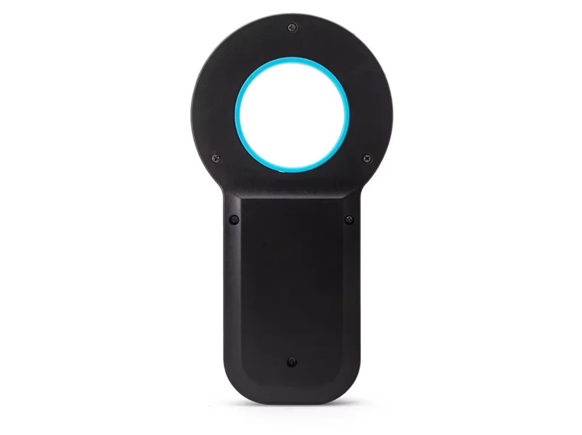 Leitor de microchip bluetooth portátil oled scanner para animais de estimação 134.2khz scanner id para coelho gado gato cão