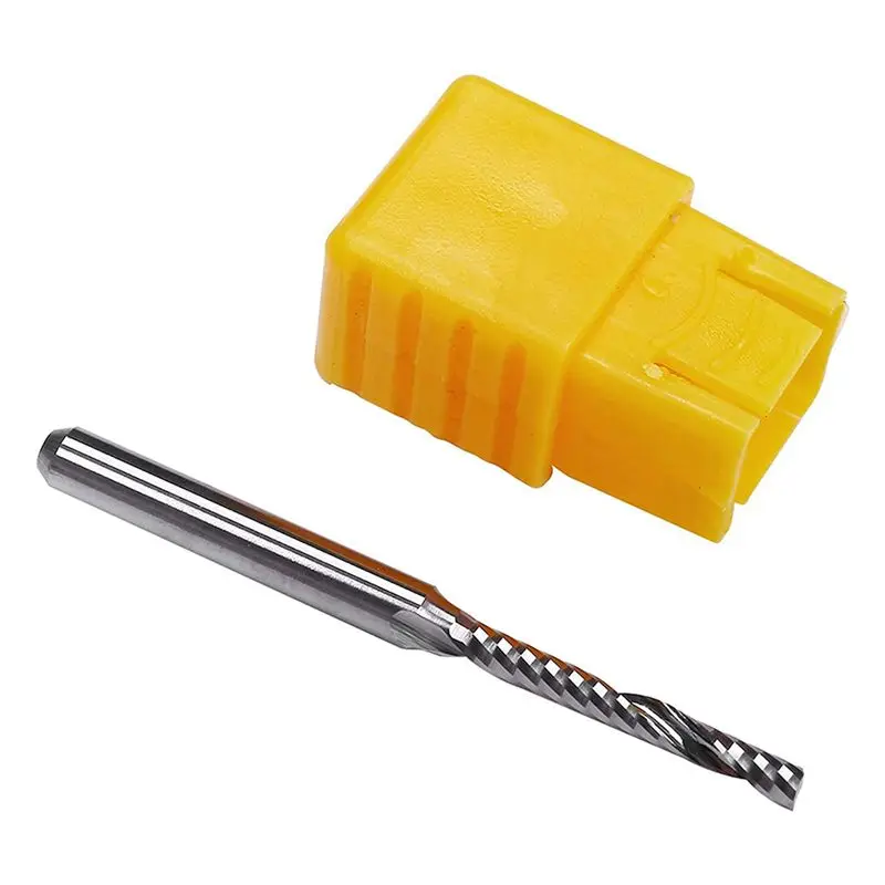 ABJO-20 PCS 2Mm X 15Mm Carbide Single Flute End Mill Router Bit For Engraving Machine
