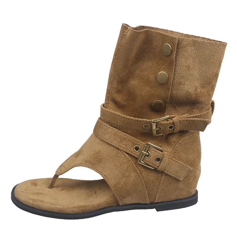 Women Clip Toe Cool Boots Sandals Fashion Sport Flats Shoes New Buckle Flip Flops Casual Beach Walking Shoes Mujer Slides view 6