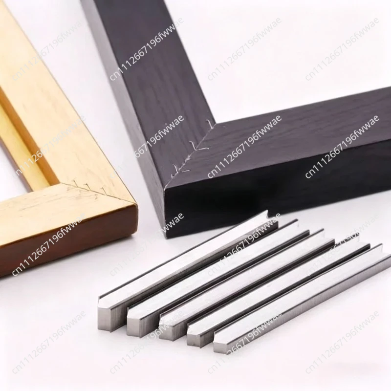 4500 Pcs/Box Cross-Stitch Photo Frame Hard Wood Corner Nail Angle Nail Angle Machine SpecialV-Shaped Nail