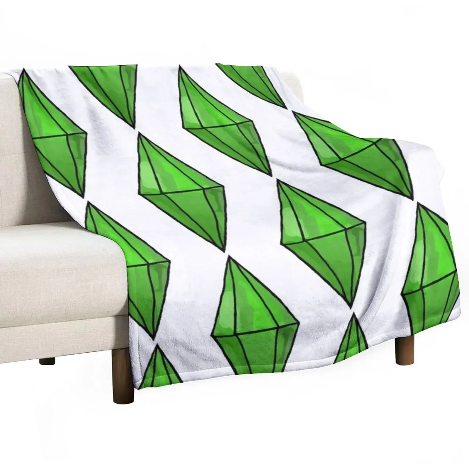 

Giant plumbob Throw Blanket Decoratives Softest Blankets