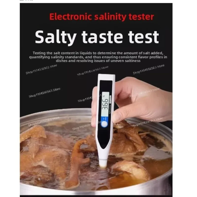 DSM-10 Salinity Meter: High-Precision (0.01-10% Range) for Food Processing & Soup Seasoning