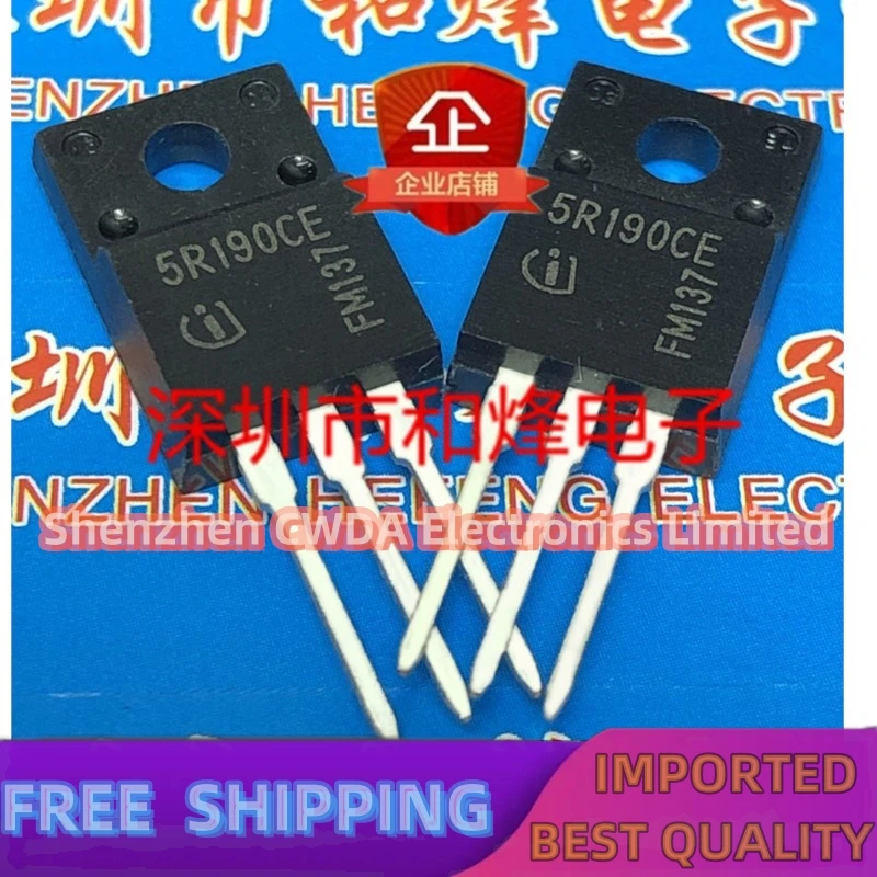 10PCS-20PCS  IPA50R190CE 5R190CE  TO-220F 550V 63A  Best Quality Can Be Purchased