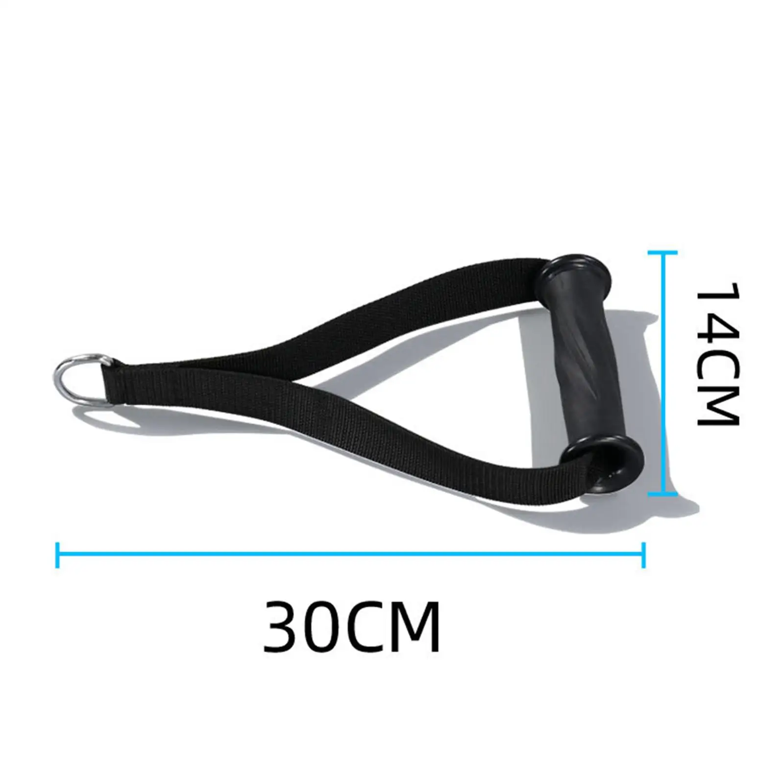 Adjustable Pulley System Plastic Gym Handle Cable Attachment Seated Row V Bar for Muscle Training