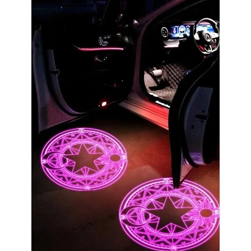 Anime Sailor Moon Projector Lamps Tsukino Usagi LED HD Projector Light Take Pictures Props Cute Car Decoration Lnduction Lamp view 3