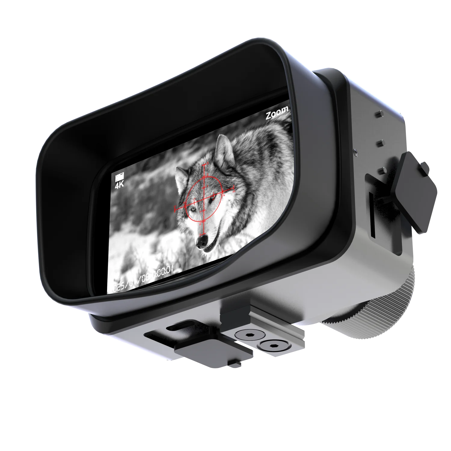 N099Y 4K UHD الأشعة تحت الحمراء للرؤية الليلية نطاق البصر المحمولة الرقمية الصغيرة التكتيكية أحادي تلسكوب كاميرا للصيد التخييم