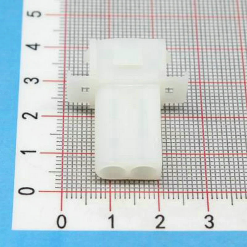 50PCS Genuine Car connector 1-350345-0 2-hole white adhesive shell