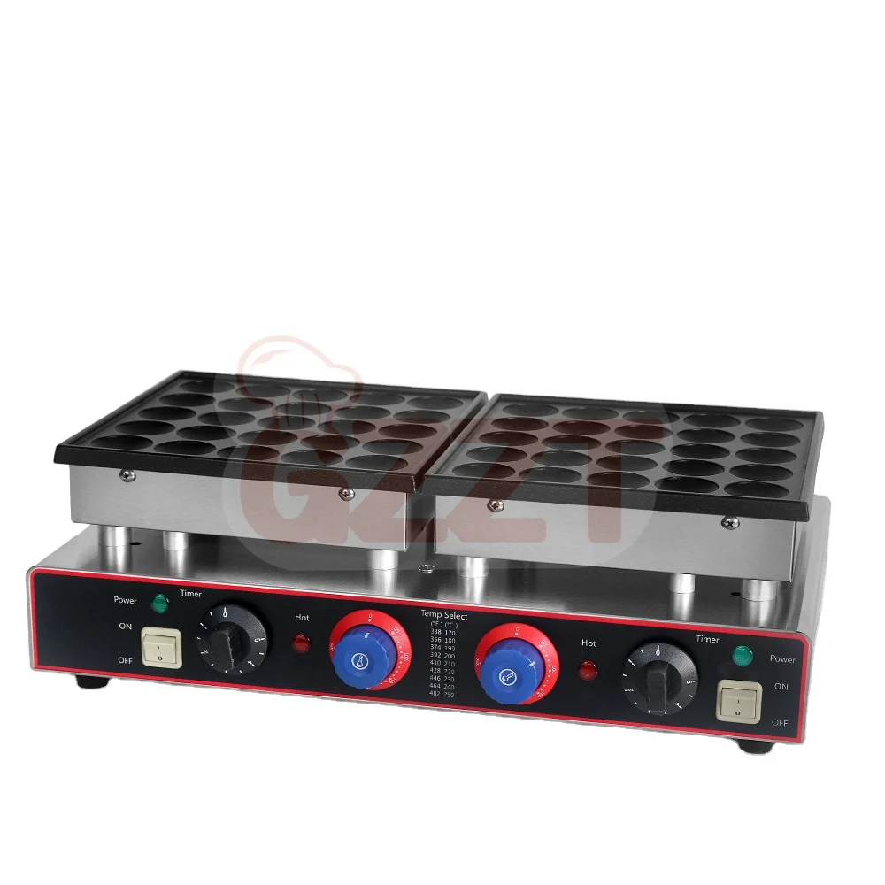 

2026, New modelIn Stock 110v Small Electric Poffertjes Grill 50 Holes Mini Wafer hine Mini Pancake Dutch Pancake Waffle