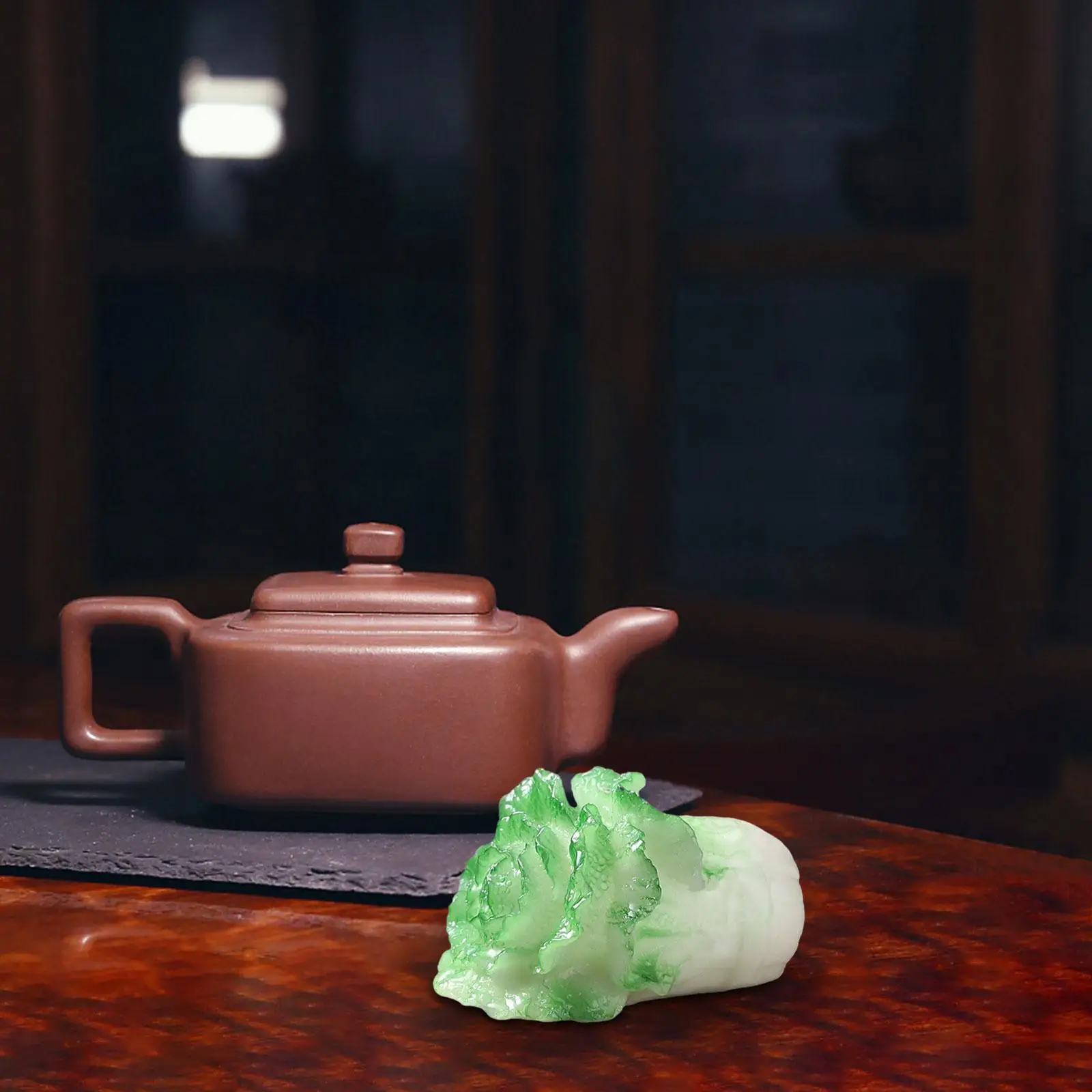 Tea Pet Micro Landscape Chinese Creative Fortune Cabbage Boutique Tea Play