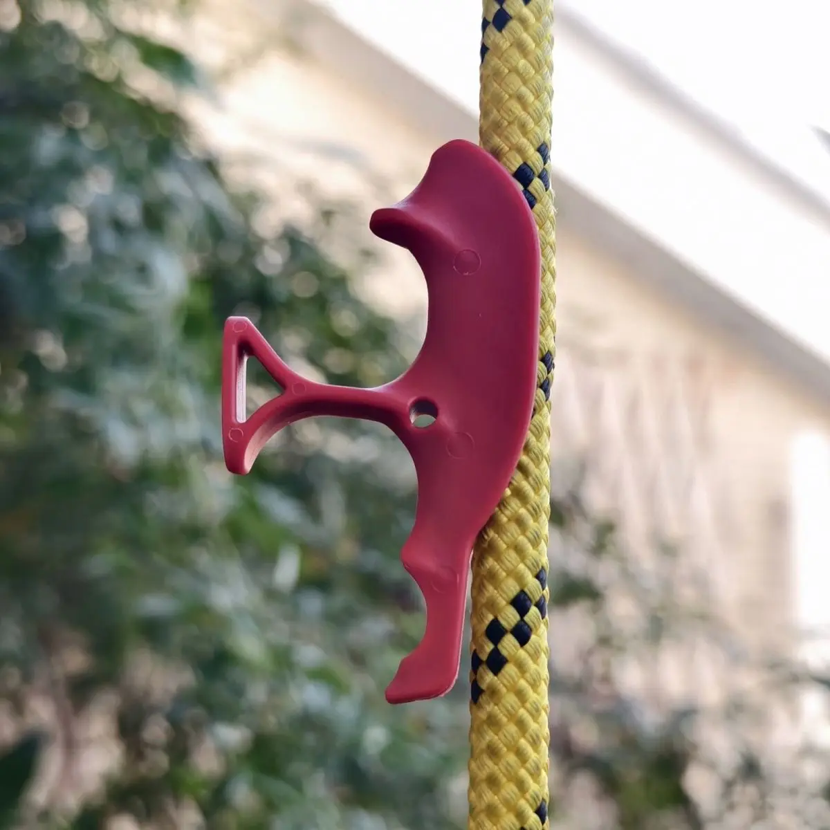 Portable Mini Rope Grab Device, Fall Arrest Rope Clamp Compatible with 6‑13mm Rope for Mountaineering Aerial Work