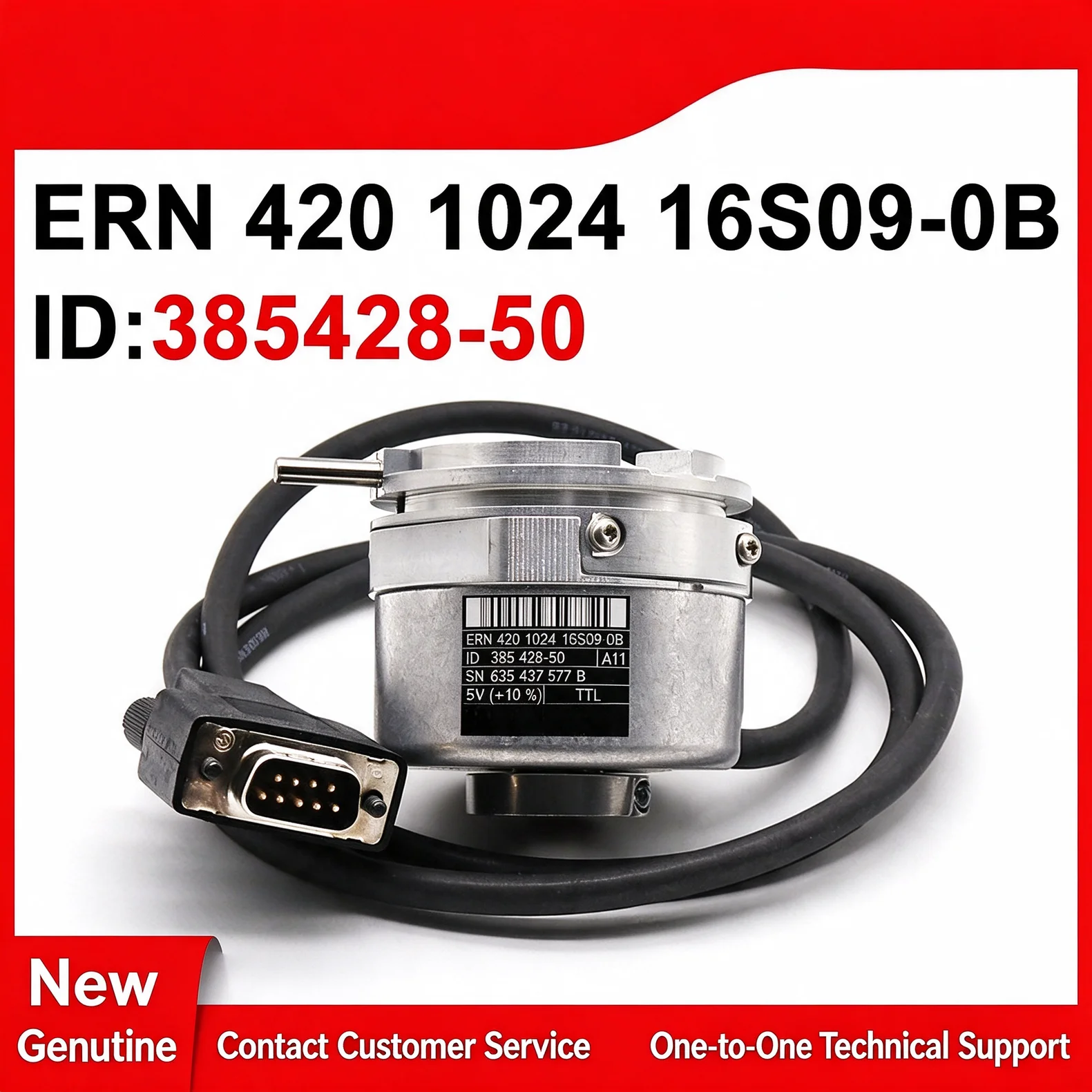 Incremental Rotary Encoder ERN 420 1024 16S09-0B ID385428-50 Industrial Motion Feedback Sensor