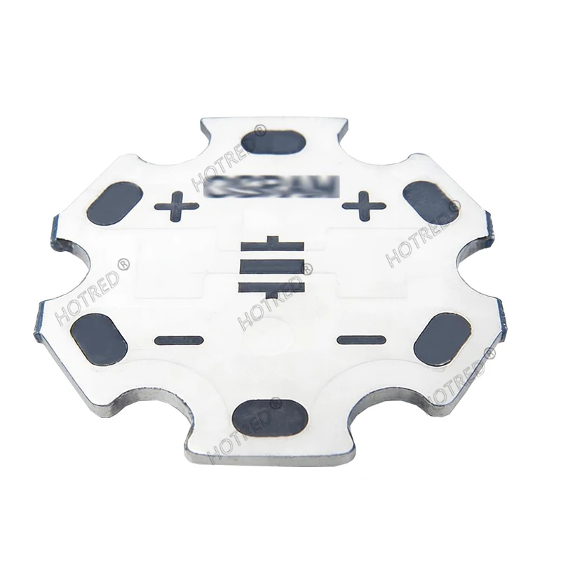 25-100pcs High Power 20mm 3030 LED Aluminum PCB Board 1W 3W SMD Heat Sink Substrate Enhanced Thermal Conductivity OSLON Repair