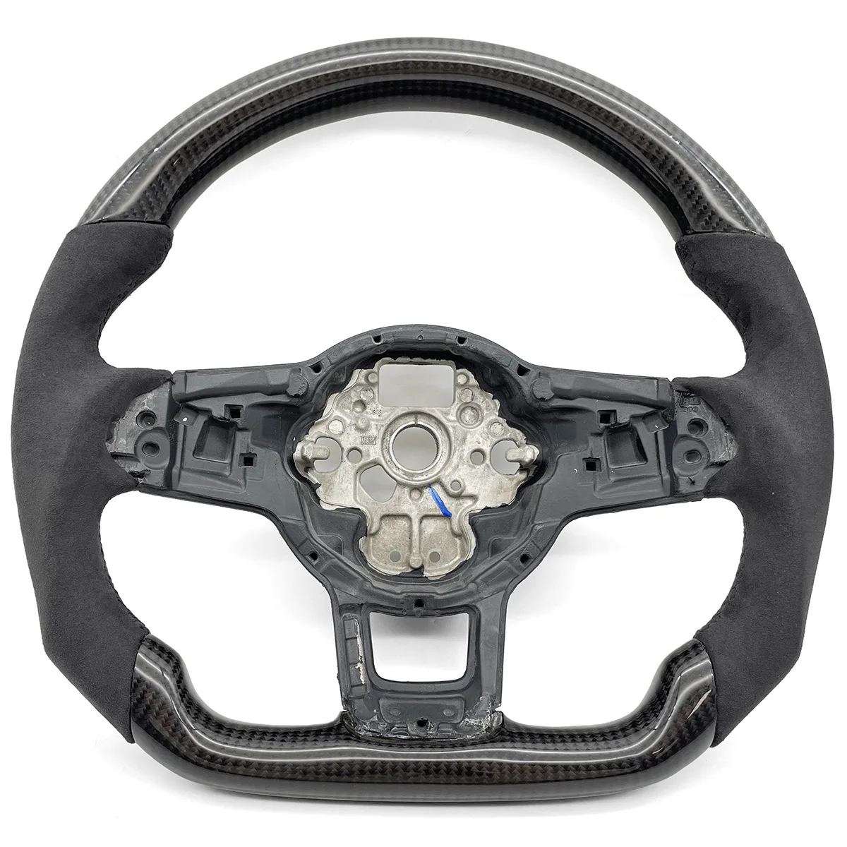 Suitable for Golf 7GTIGolf7 Carbon Fiber RLINE Sports Steering Wheel Flip No Correction Standard with Block Cover